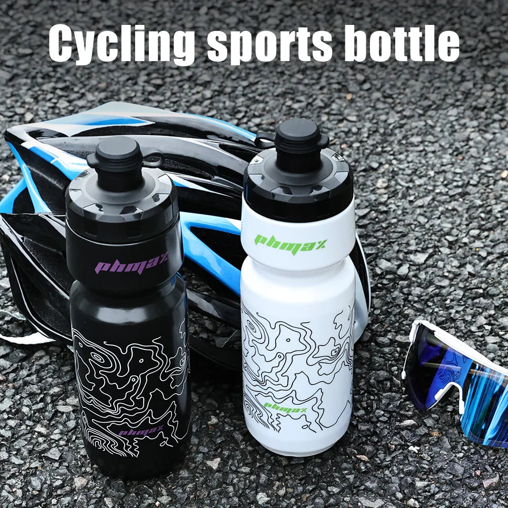 PHMAX 720ml Portable Bicycle Water Bottle PP Large Capacity MTB Road Cycling Water Cup Squeeze Type Outdoor Sports Water Bottle Oasis Select