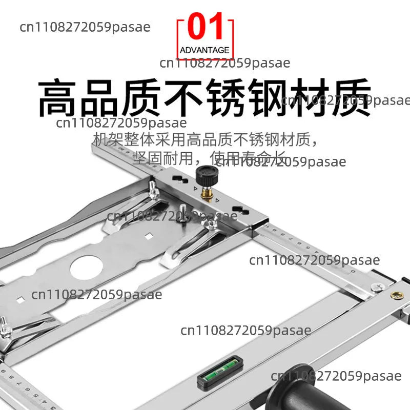 Stainless Steel Circular Saw Edge Guide – 0–75cm Cutting Range