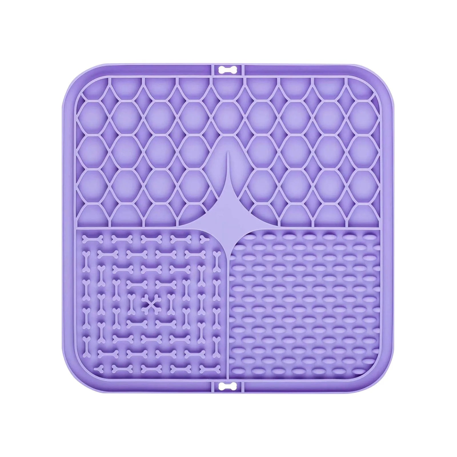 Silicone Dog Lick Mat – Slow Feeder & Bath Anxiety Relief Dog Lick Mat Oasis Select Purple One Size