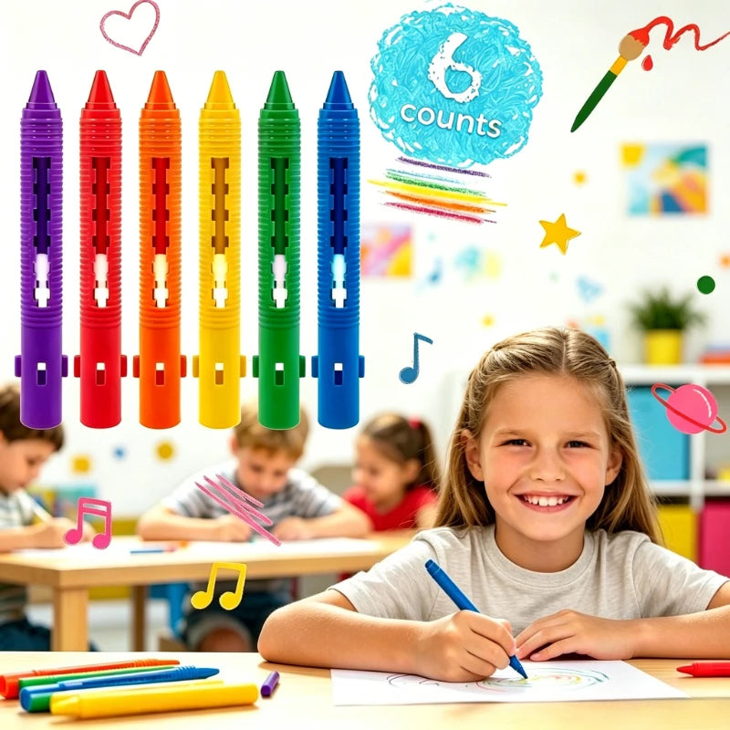Washable Crayons Set for Kids, Colorful & Easy-Clean Drawing Markers -Wall Art & Crafts, Reusable Fun Coloring Tools Brushes Set Oasis Select