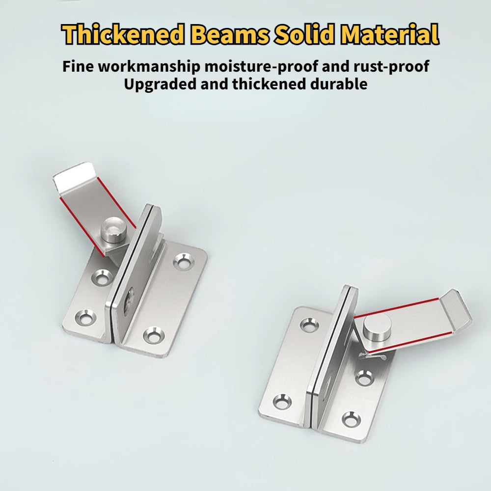 1pc Flip Latch Gate Latches Slide Bolt Latch Safety Door Lock Catch For BarnCabinet Pet Cage Garden Bathroom Garage Window Slid Oasis Select