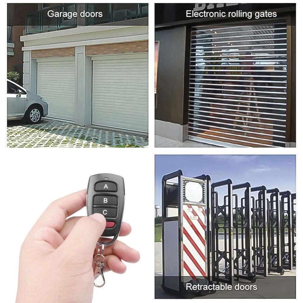 Wireless RF 433mhz Remote Control Copy Code Garage Door Gate Duplicator 433 Mhz Key Remote Opener Oasis Select