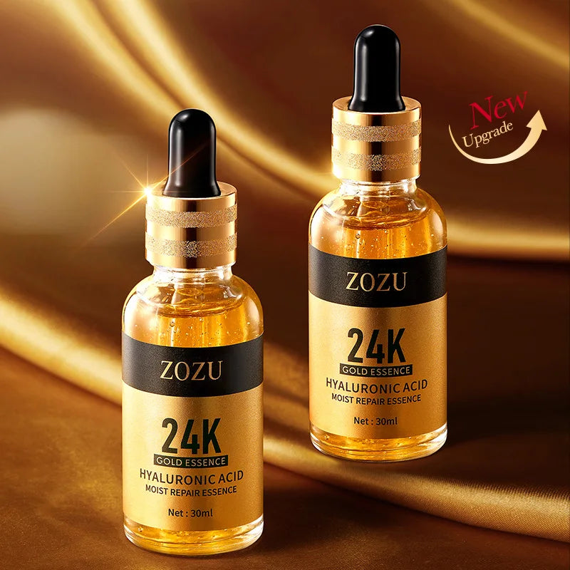 24K Gold Face Serum – Hyaluronic Acid Moisturizing Essence 30ml Face Serum Oasis Select