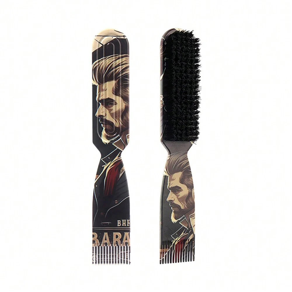Retro Print Anti-Static Hair Comb – Men's Styling & Detangling Hair Styling Comb Oasis Select SS29-Man-02