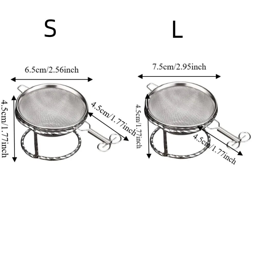 Fine Mesh Stainless Steel Tea Strainer & Coffee Filter