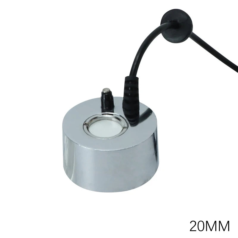 Halloween LED Water Fountain Pond Fogger Mini Mist Maker Fogger Pond Garden Nebulizer For Halloween Christmas Party Decoration Oasis Select A5 XS（old）