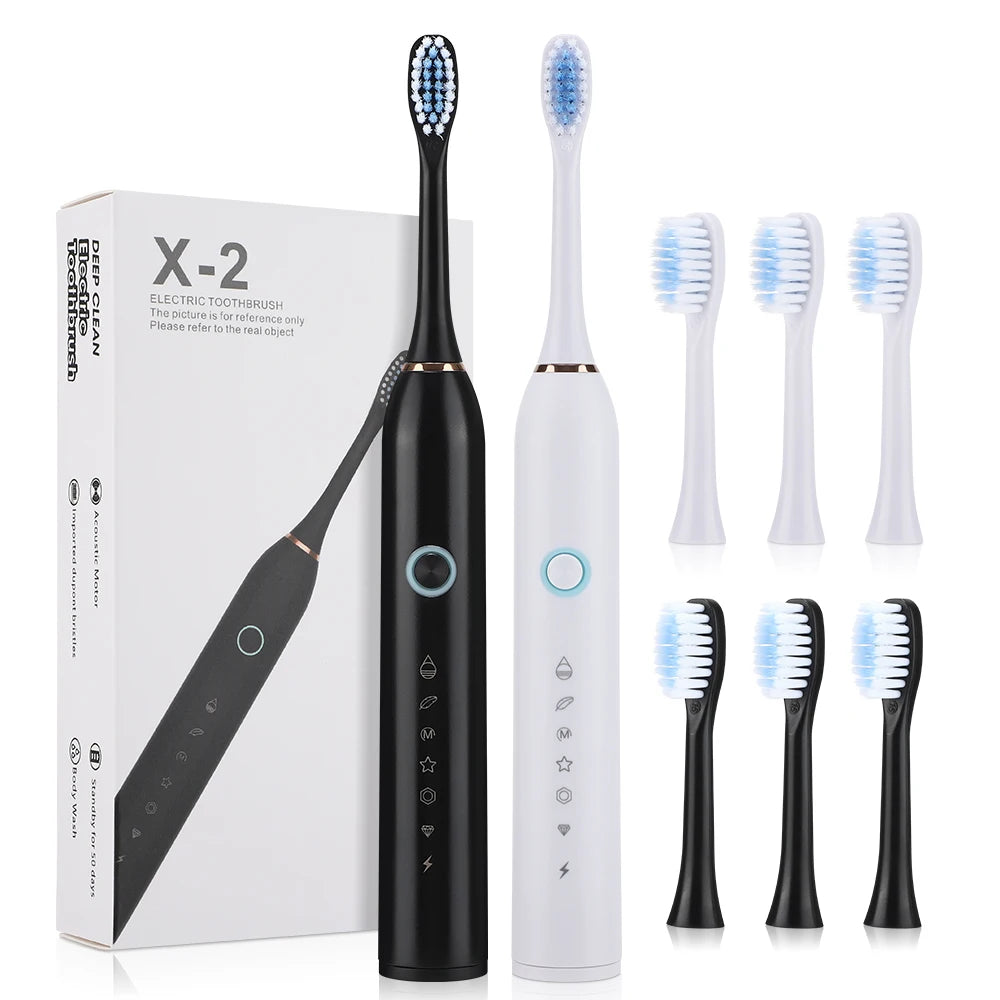 Hailicare Sonic Electric Toothbrush 6 Modes, 4 Heads, IPX67