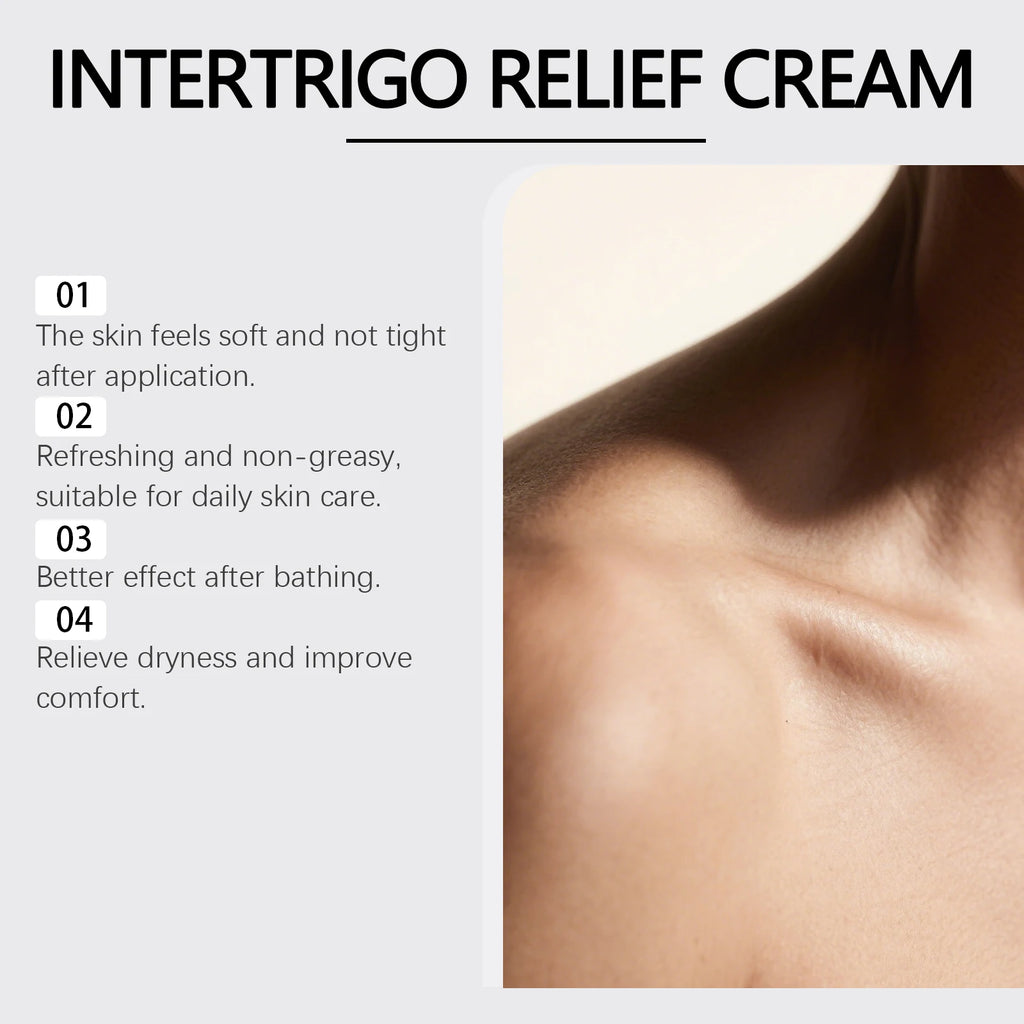 Intertrigo Cream For Skin Fold Care Prevent Skin Chafing Long Lasting Moisturizing & Soothing Daily Skin Repair Treatment Cream Oasis Select