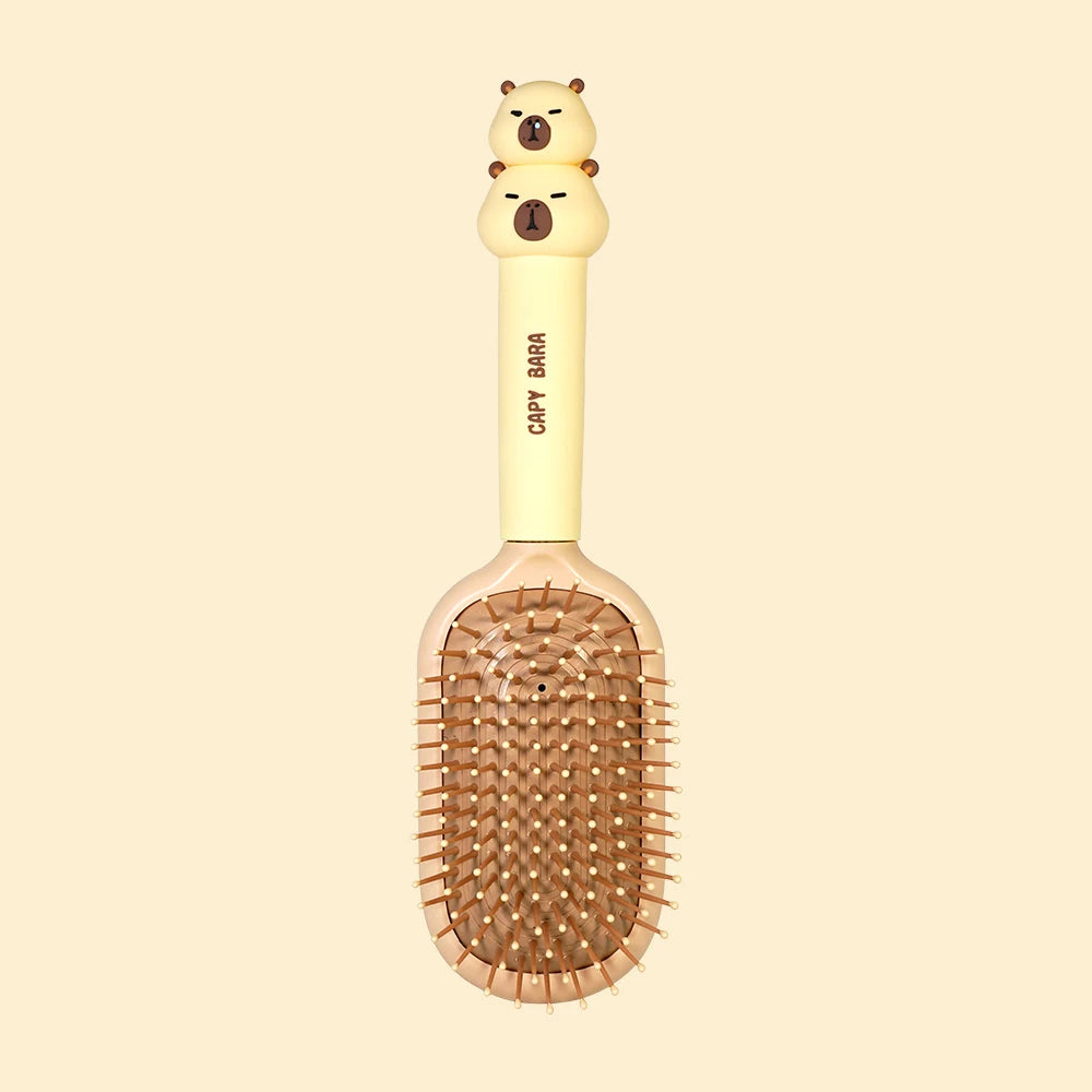 Cartoon Airbag Cushion Comb – Detangling & Anti-Static for Girls Hair Styling Comb Oasis Select TJ1021-Beige-02