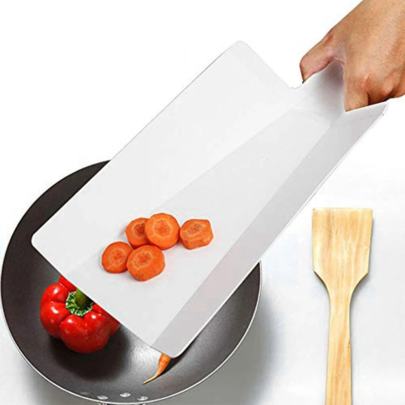 WISH Foldable Chopping Board - Portable Plastic Kitchen Cutting Boards For Veggies, Fruit, Dicing, Slicing Oasis Select