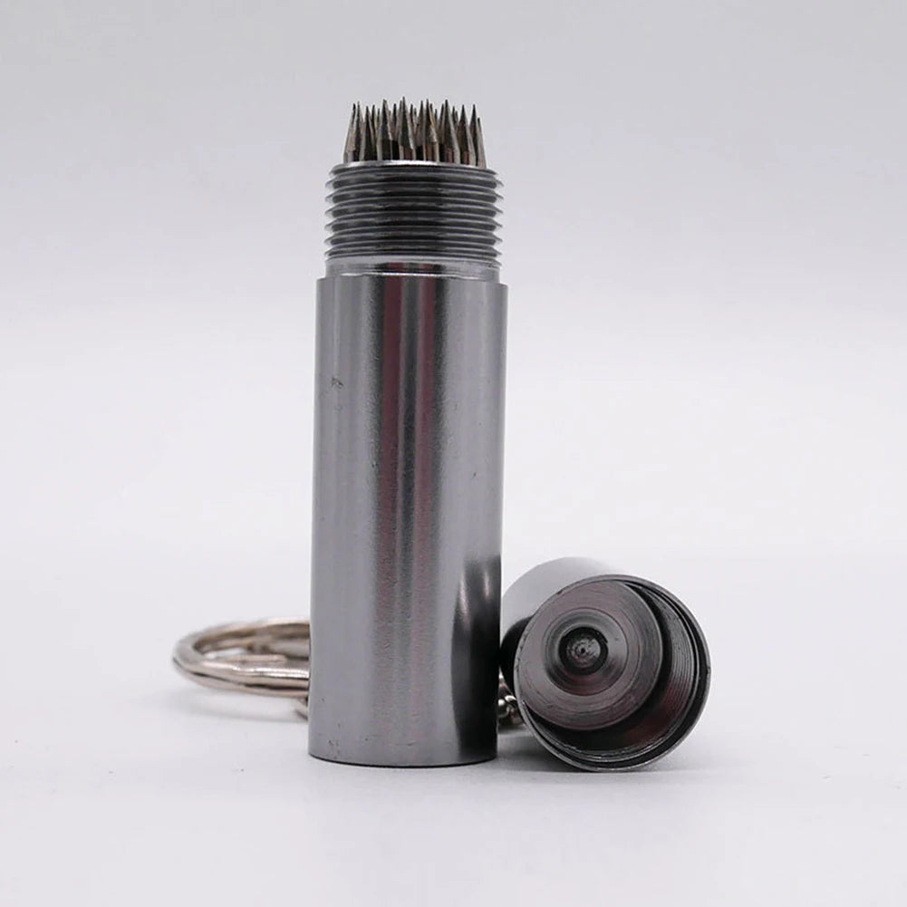 Billiard Cue Stick Tip Tool Snooker Pool Tip Cue Tapper With KeyChain Cue Care Billiard Cue Accessories Shaper/Tapper/Aerator Oasis Select Grey