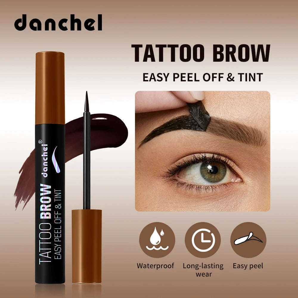 Peel Off Eyebrow Gel Long Lasting Waterproof Sweat Proof Smudge Proof Tattoo Brow Gel Natural Looking Eye Brow Makeup For Women Oasis Select