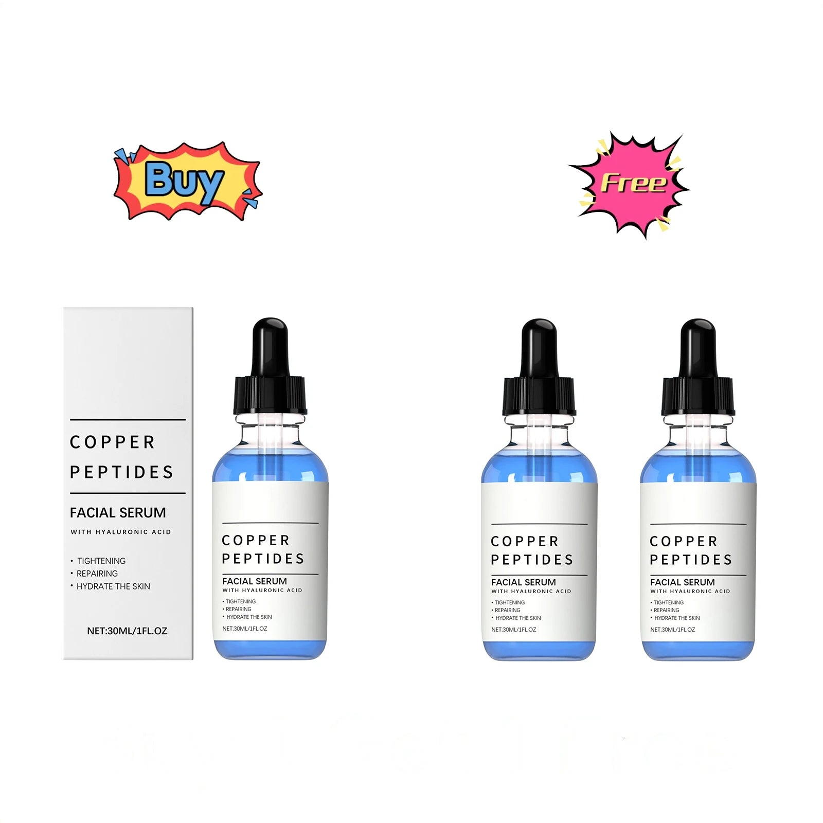 Hyaluronic Acid Facial Serum – Hydrating Glow Essence 30ml Facial Serum Oasis Select Buy 1 Get 2 Free