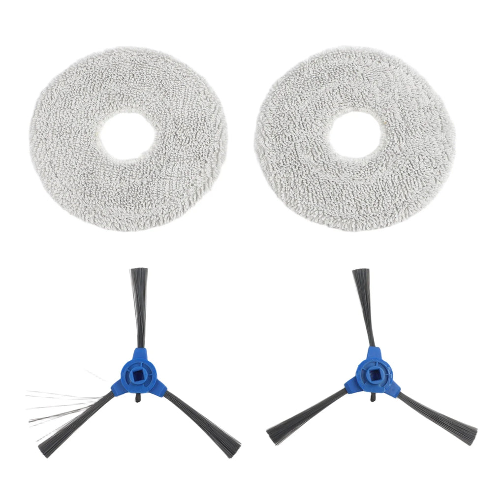 Replacement Side Brush And Mop Pad Kit For Cecotec For Conga M100 Spin AI Robot Vacuum Cleaner Efficient Corner Cleaning Parts Oasis Select 1set