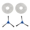 Replacement Side Brush And Mop Pad Kit For Cecotec For Conga M100 Spin AI Robot Vacuum Cleaner Efficient Corner Cleaning Parts Oasis Select 1set
