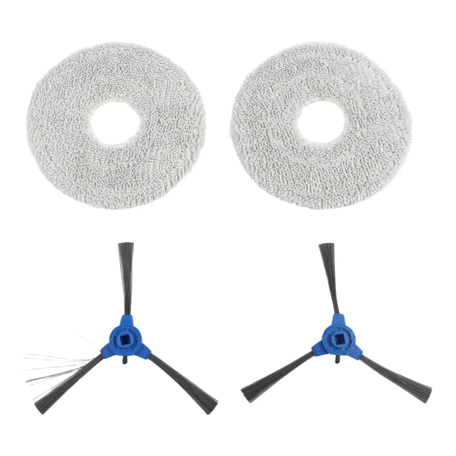 Replacement Side Brush And Mop Pad Kit For Cecotec For Conga M100 Spin AI Robot Vacuum Cleaner Efficient Corner Cleaning Parts Oasis Select 1set