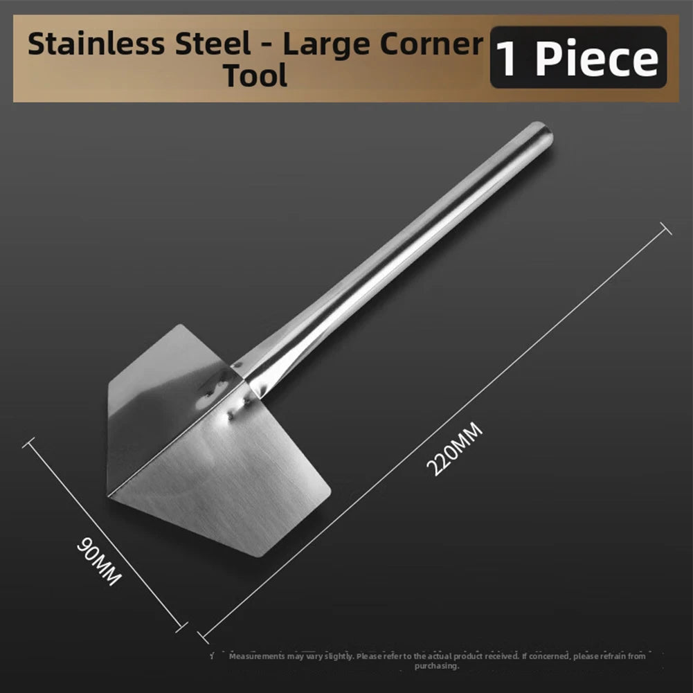 Stainless Steel 90° Corner Trowel – Drywall & Plastering Tool