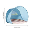 Tent for Beach Portable Lightweight Protection Beach Canopy Sun Shade for Family Adults Camping Outdoor Picnic Pool Backyard Oasis Select Blue