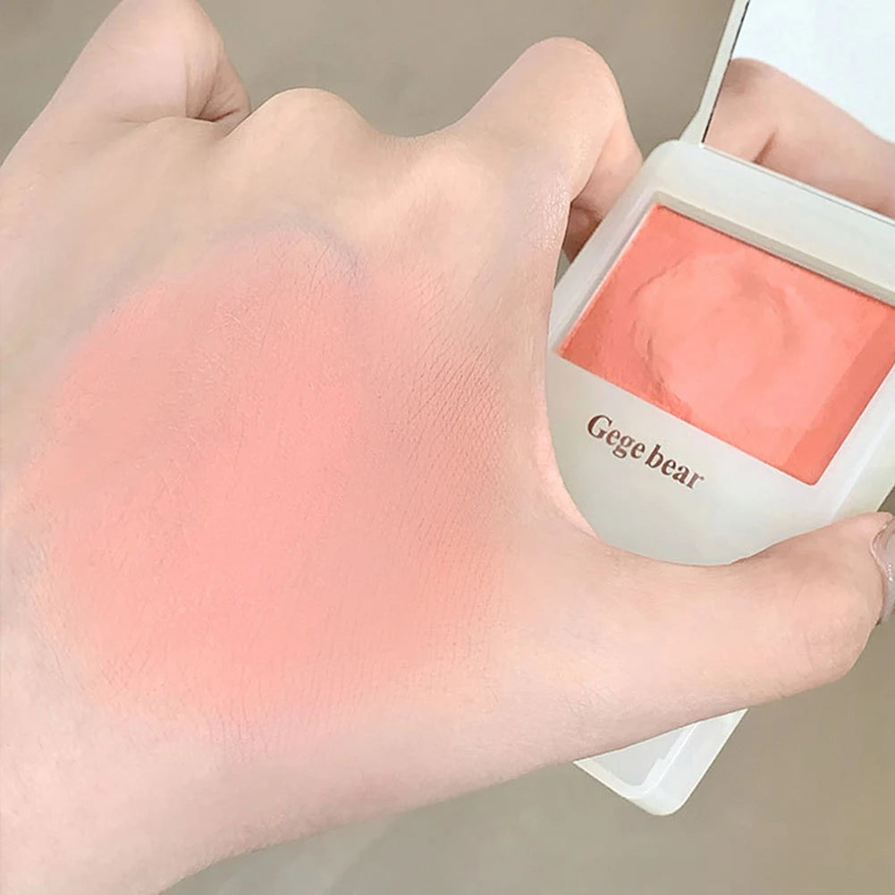 Floral Single Blush Low Saturation Matte Silky Texture Waterproof Sweatproof Long Lasting Daily Date Makeup Oasis Select