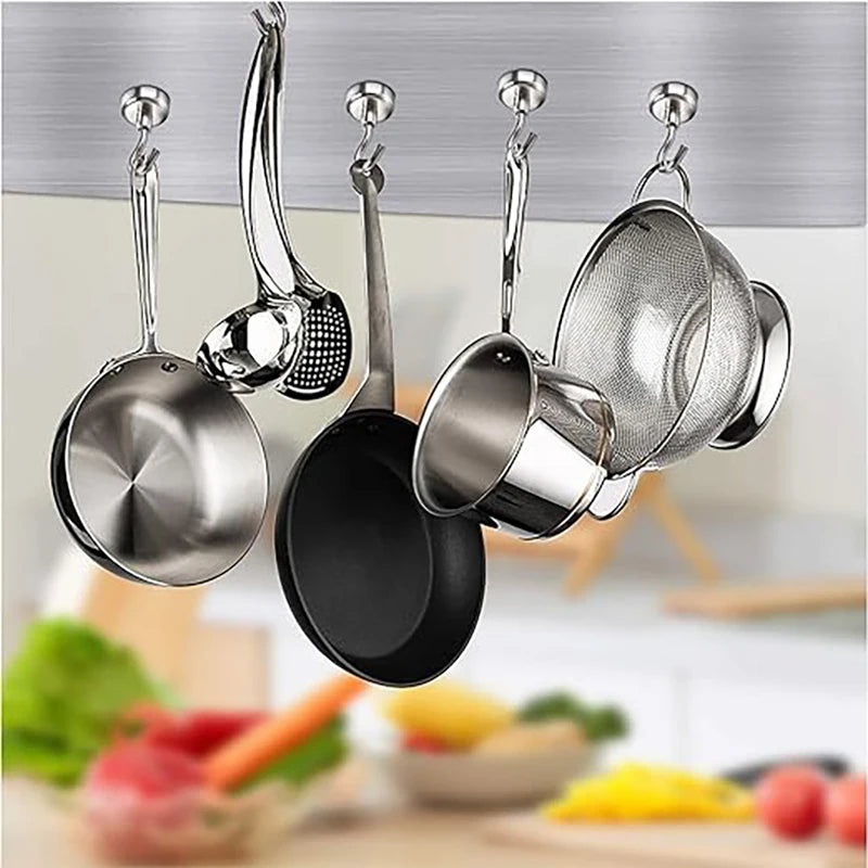 Magnetic Hook Strong Iron Absorption Color Electroplating Strong Magnetic Hook Household Metal-plated Magnet Hook For Bathroom Oasis Select