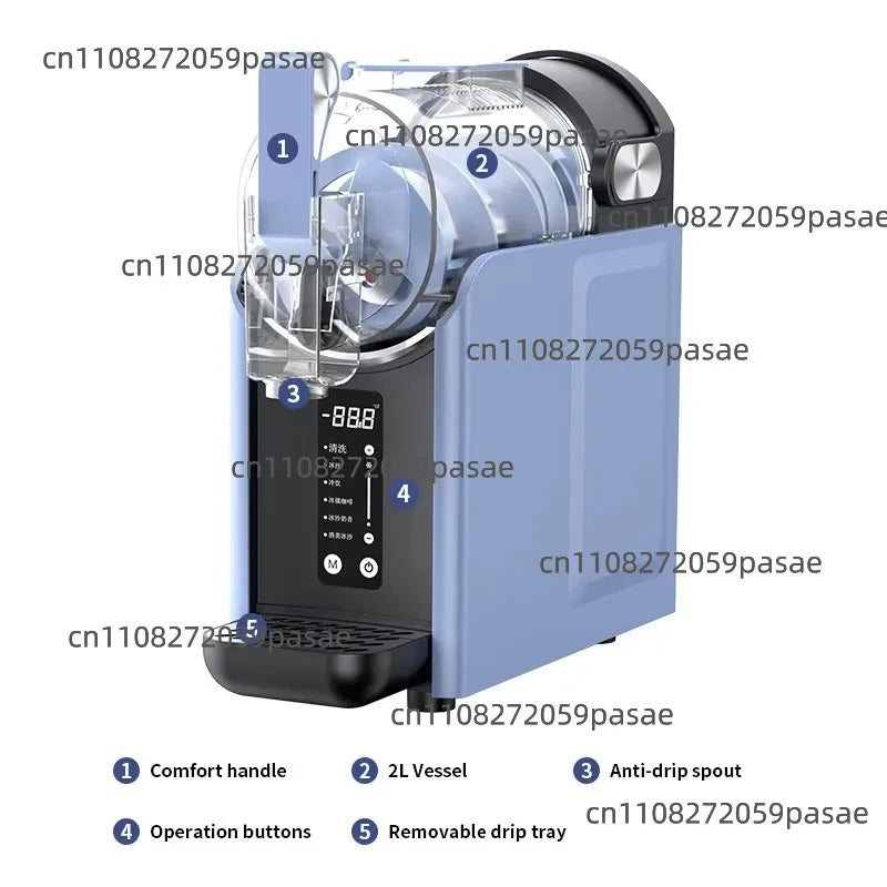 Automatic Slushie Maker 2L – One-Touch Self-Cleaning Ice Machine