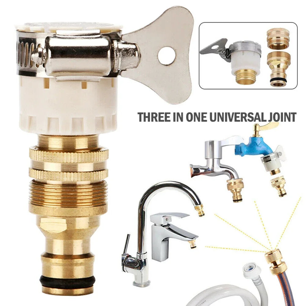 15–23mm Universal Faucet Tap Adapter for Garden Hose & Home
