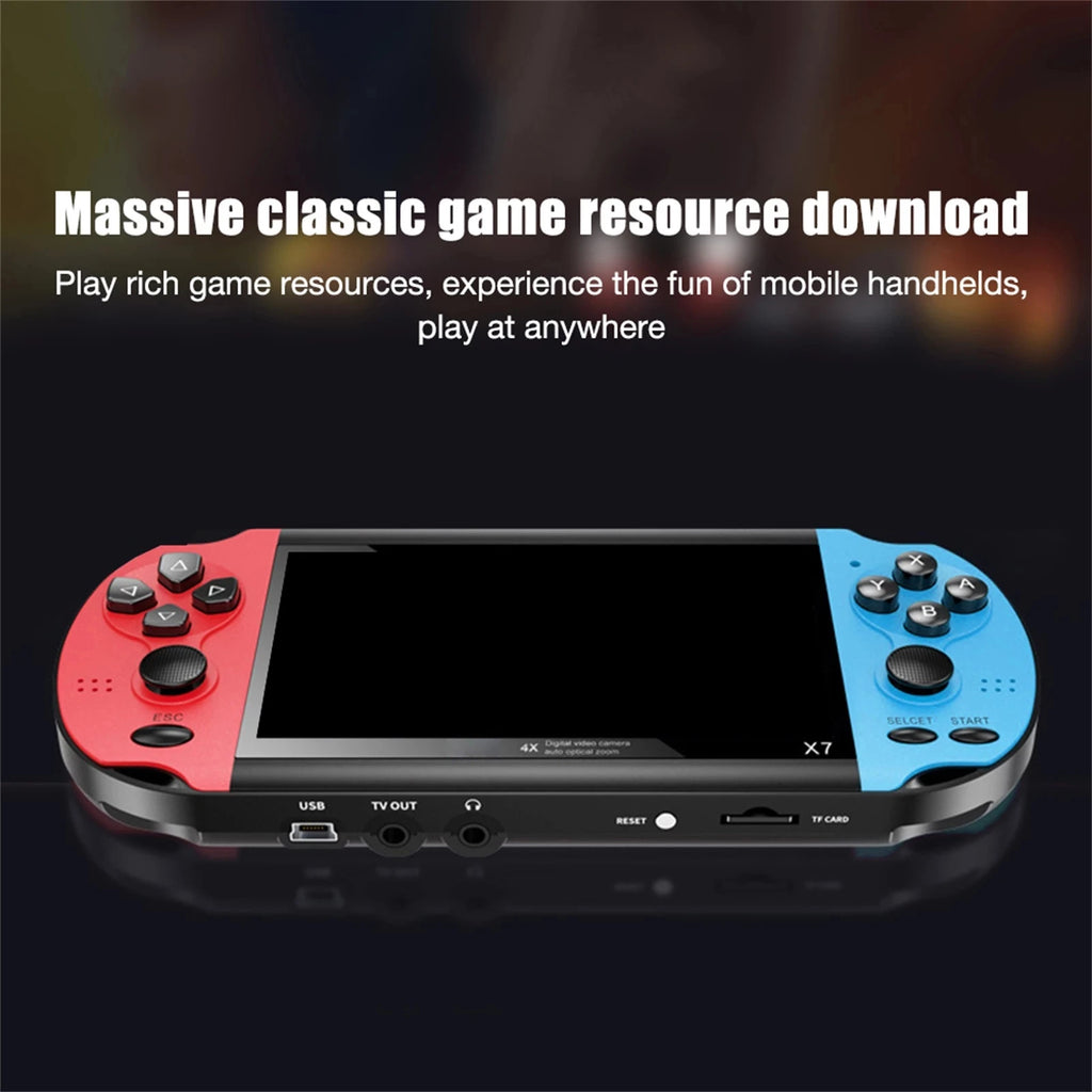 AyeBeau X7 Retro Handheld Game Console | 10,000 Games, 4.3" Screen