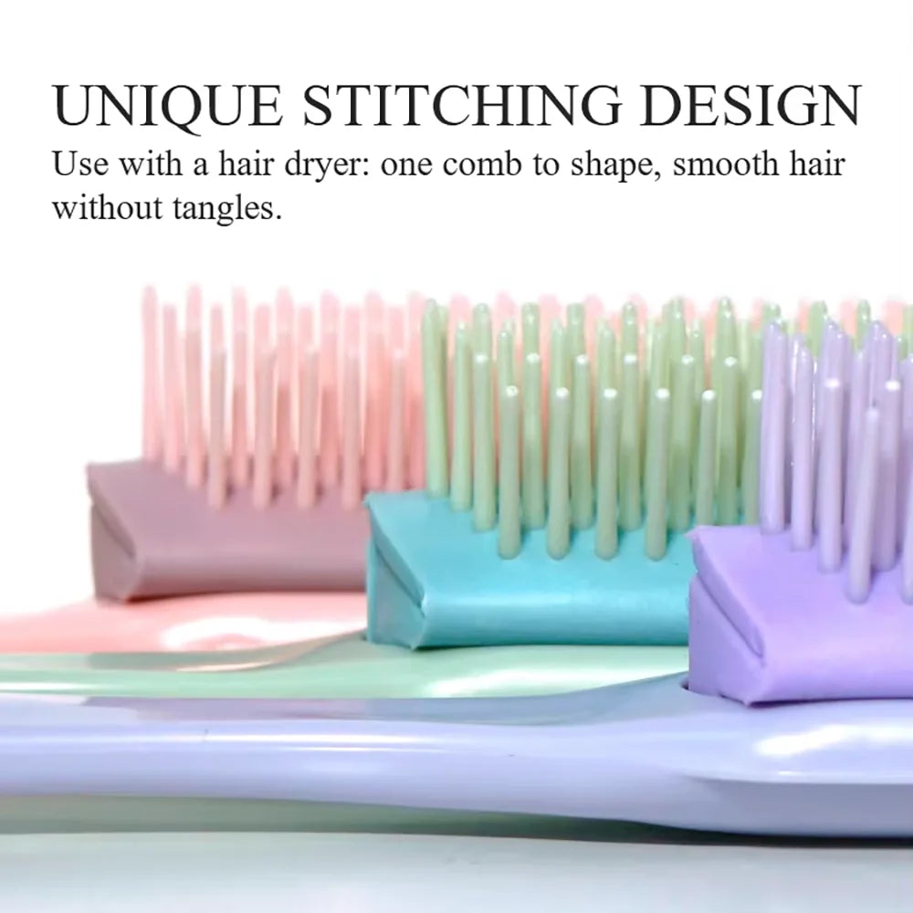 9-Row Detangling Hair Brush – Cushion Scalp Massage Comb Detangling Hair Brush Oasis Select
