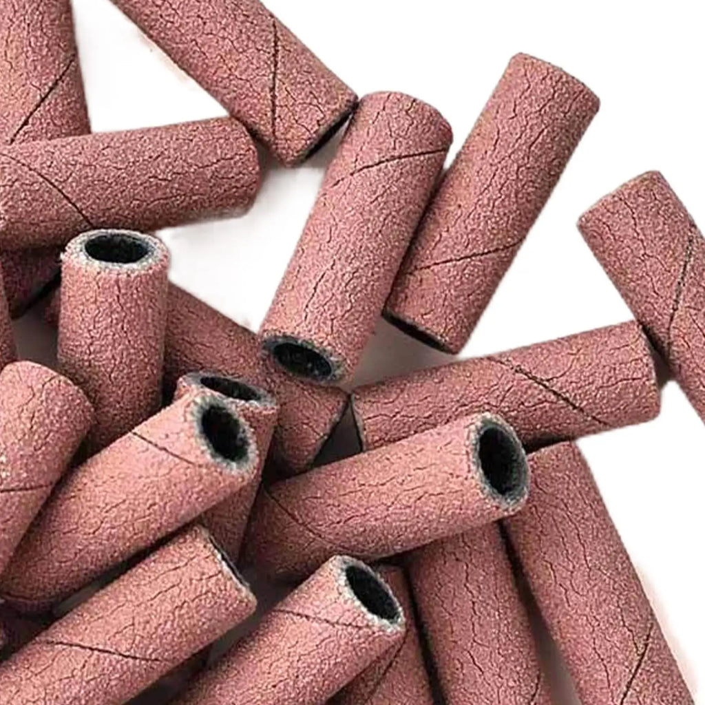 50pcs Nail File Sanding Bands Nail Drill Bits Sanding Bands for Electric Machine File Grinder Sand Band Nails Gel Polish Remove Oasis Select