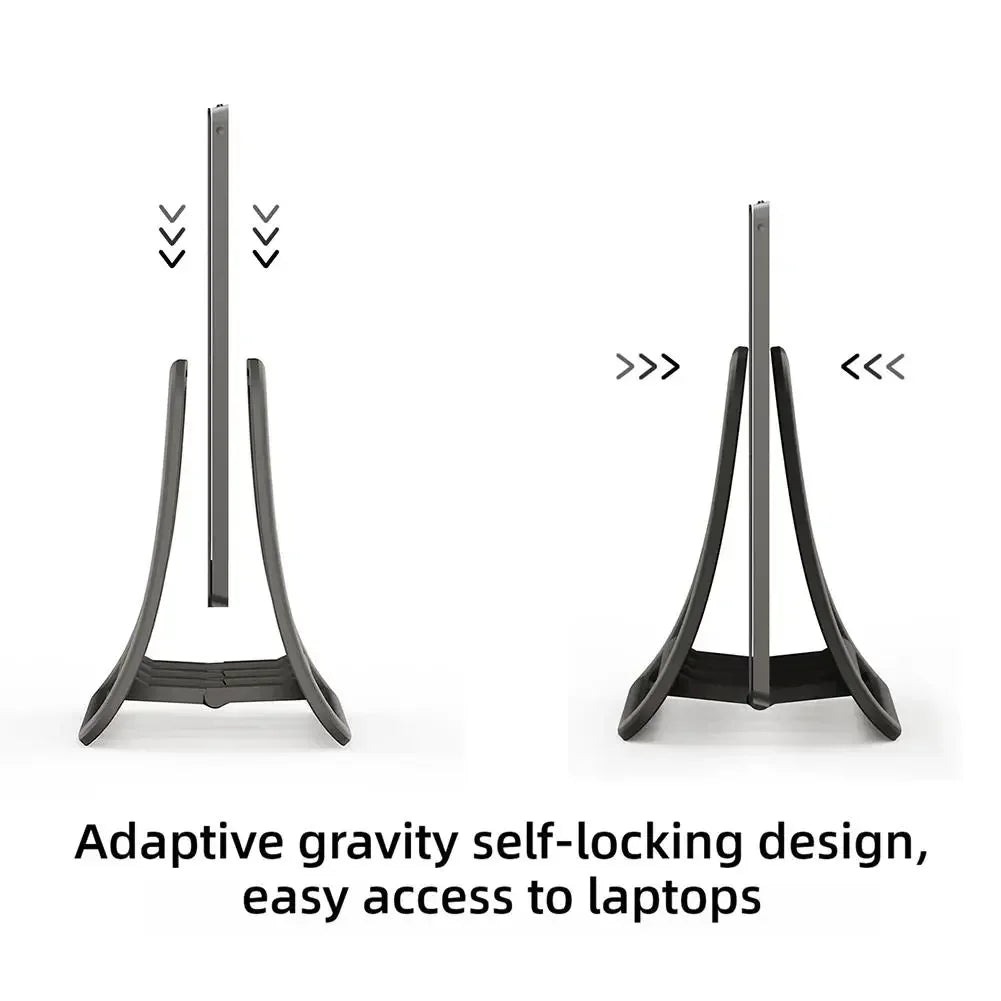 Non-Slip Vertical Laptop Stand Detachable Stable Desktop Notebook Dock Storage for Macbook Air/Pro/Ipad/Lenovo/Dell Oasis Select