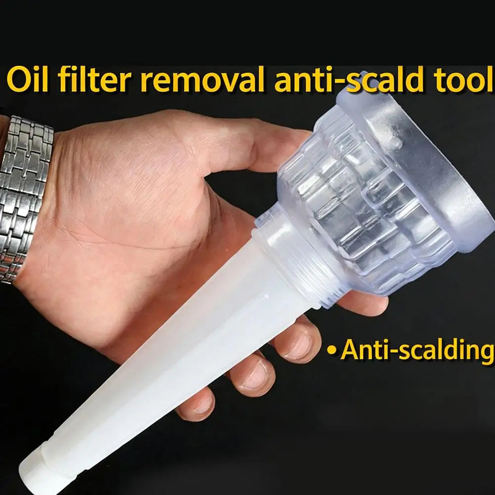 Universal Car Oil Funnel Filter Tool – Spill-Free Refueling