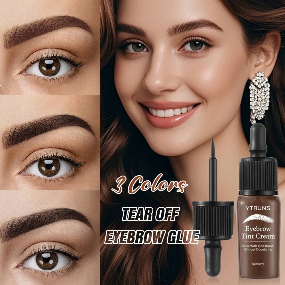 YTRUNS Peel Off Eyebrow Tint Cream – Waterproof Long Lasting