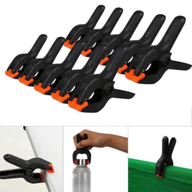 Accessory Clips 10pcs 2” Photo Photography Background Peg Backdrop Clamps Black Studio Practical Brand New Hot Oasis Select