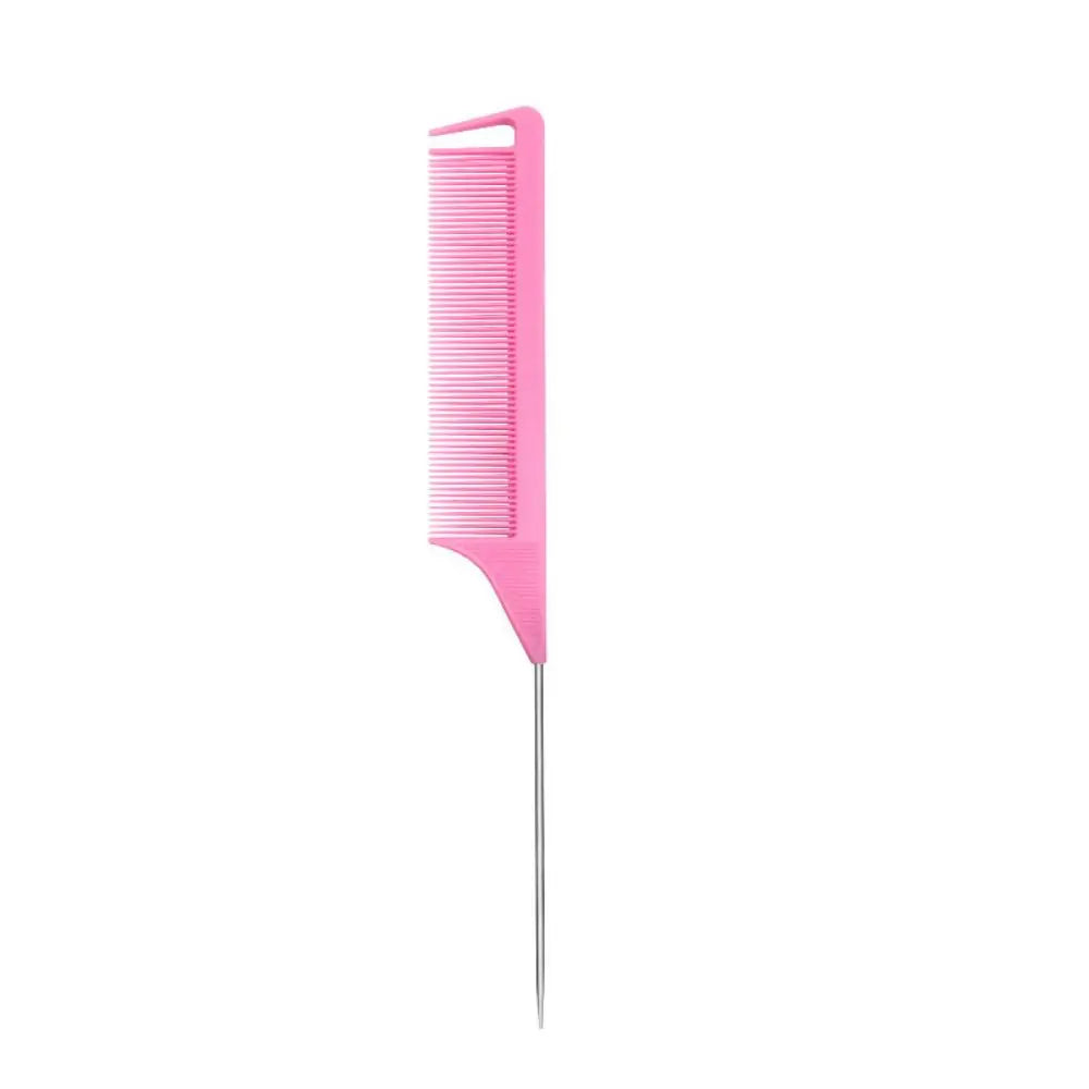 5pcs Hairdressing Tools Pointed Tail Comb Dual Head Eyebrow Brush Triple Row Comb Coiler Hair Salon Styling Comb Oasis Select