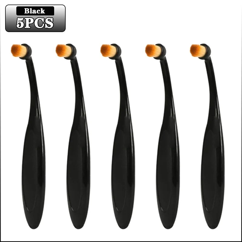 Pet Tear Stain Removal Brush Eye Cleaning Tear Stain Powder Brush Eye Poo Brush Makeup Brush Eye Cleaning Tool for Dog and Cat Oasis Select 5PCS