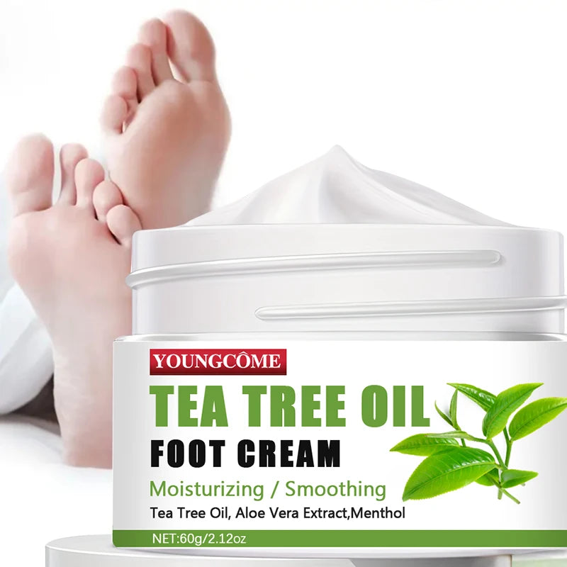 YOUNGCOME Tea Tree Oil Foot Cream – Cracked Heel Repair