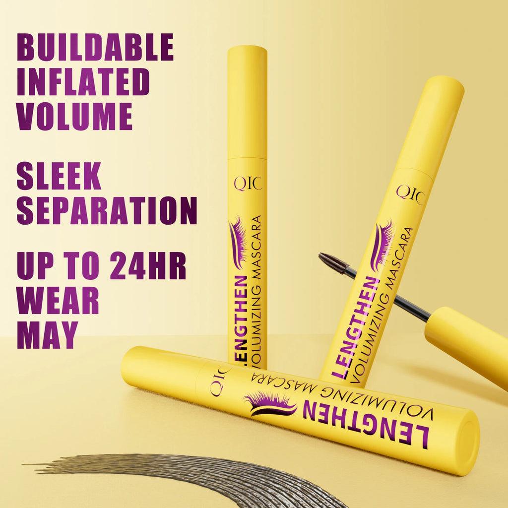 QIC 4D Fiber Mascara – Thickening, Lengthening & Waterproof