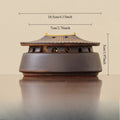 Creative Ceramic Incense Burner Antique-style Household Indoor Aroma Diffuser, Chinese-style Incense Display Item Incense Burner Oasis Select A