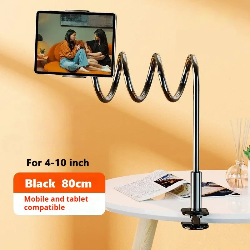 High-quality Mobile Phone Stand Lazy Bedside Ipad Tablet Holder Desktop Cantilever Support Bracket Live Streaming Accessories Oasis Select Black 80CM 4-10in