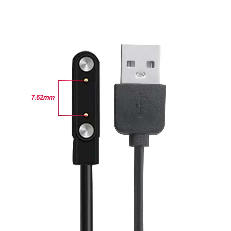 Universal Magnetic Smartwatch Charging Cable – 2 & 4 Pin USB Smartwatch Charging Cable Oasis Select GS18