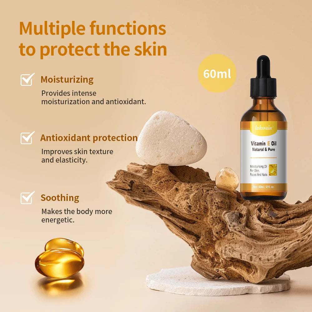 Vitamin E Face Oil Skin Care Deep Repairing Anti Wrinkles Whitening Face Enhance Skin Elasticity Facial Care Essencial Oil Oasis Select