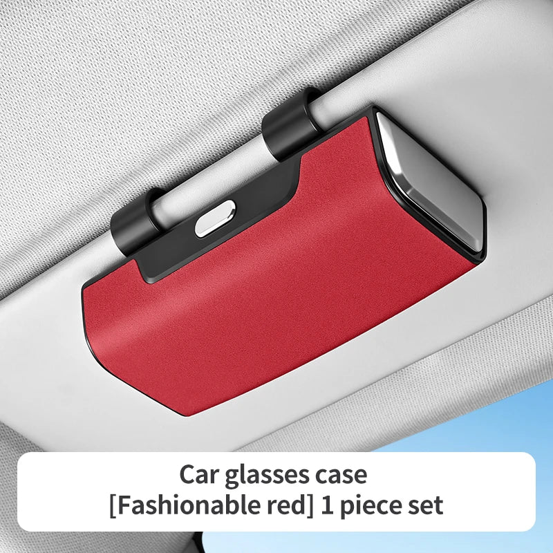 Car Sun Visor Glasses Case – Anti-Scratch Sunglasses Holder
