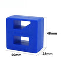 Dual Function Magnetizer Demagnetizer Tool Quick Magnetic Adjustment Device For Screwdriver Bits Hardware Repair Assembly Work Oasis Select Blue