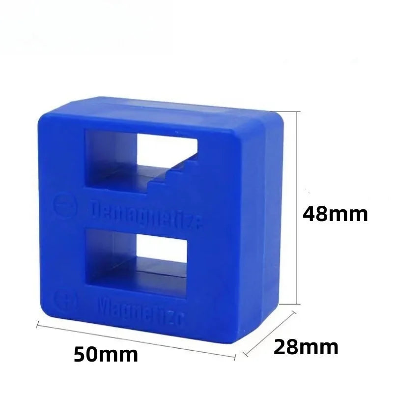 Dual Function Magnetizer Demagnetizer Tool Quick Magnetic Adjustment Device For Screwdriver Bits Hardware Repair Assembly Work Oasis Select Blue