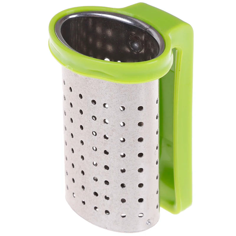Creative Tea Filter Thickened Heat-Resistant 304 Stainless Steel Tea Strainer Teaware Filter Screen Tea Brewing Essential Oasis Select Green