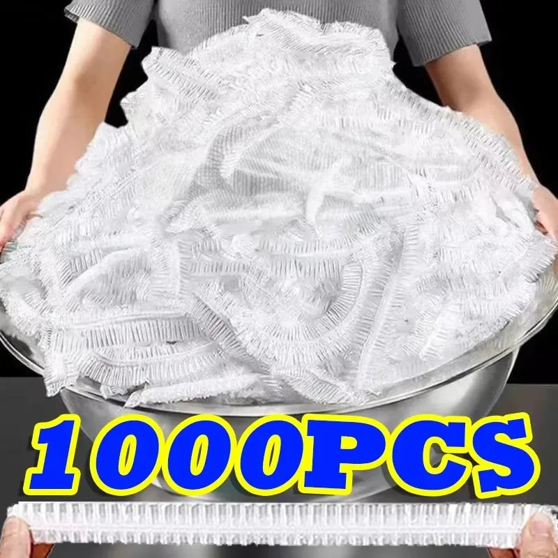 100/500/1000pcs Plastic Wrap, Extra Thick Disposable - Transparent Stretchable Film For Leftovers, Fruits, And Vegetables Oasis Select