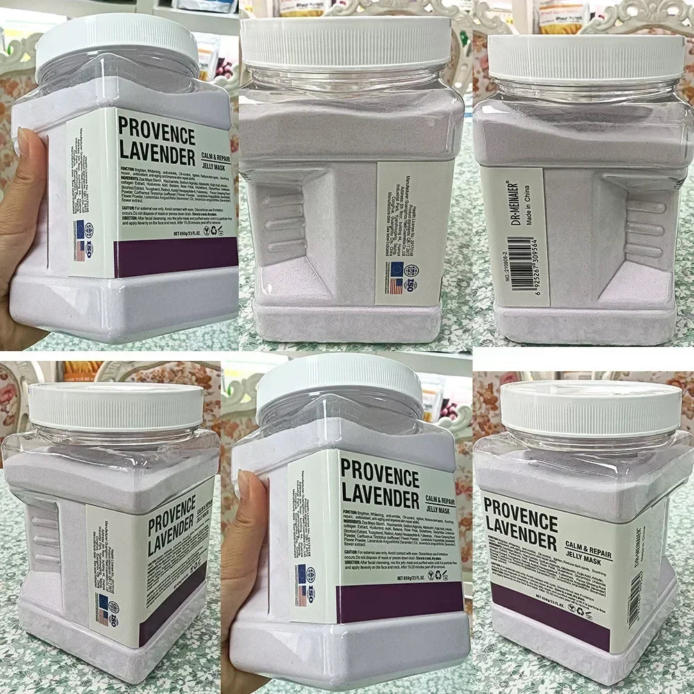 650g Arbutin Rose Jelly Mask Powder DIY Plant Masks Powder Peel Off Vitamin C Hyaluronic Acid Facial Skin Care 24K Gold Mud Mask Oasis Select