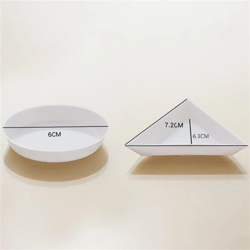 1/10Pcs Triangular Tray Boxes Tweezers for Rhinestone Diamond Stotrage Handmade Supplies Jewelry Display Organizer Accessories Oasis Select
