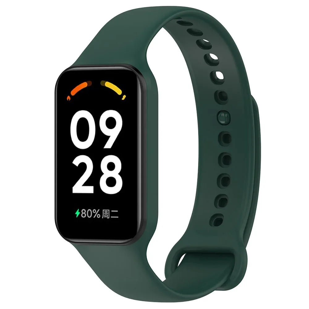 Silicone Strap for Xiaomi Smart Band 8 Active & Redmi Band 2 Smartwatch Strap Oasis Select