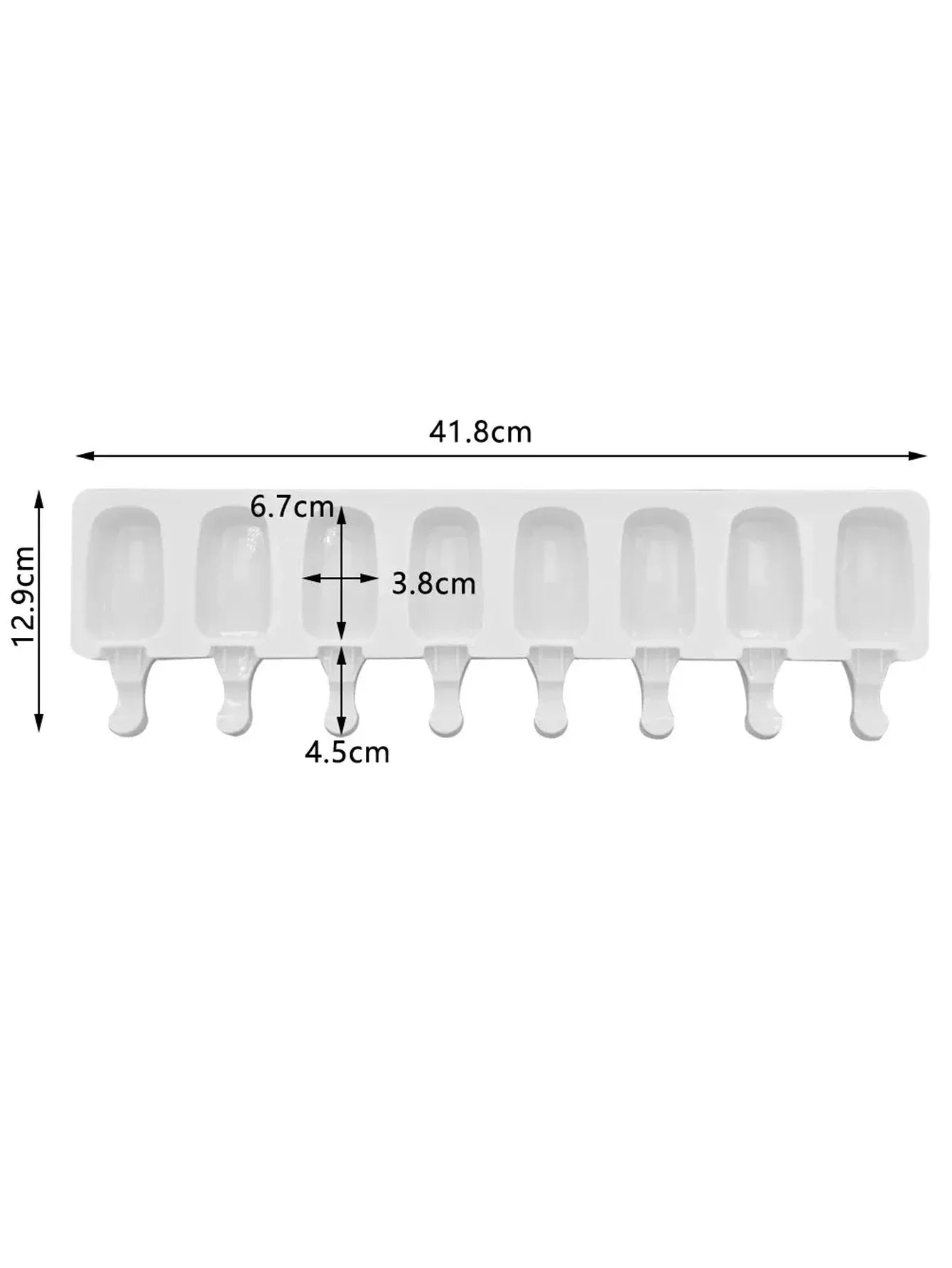 Silicone Ice Cream Mold，DIY Silicone Mold ，Fruit Juice Ice Tray ，Popsicle Mould ，Baking Oasis Select
